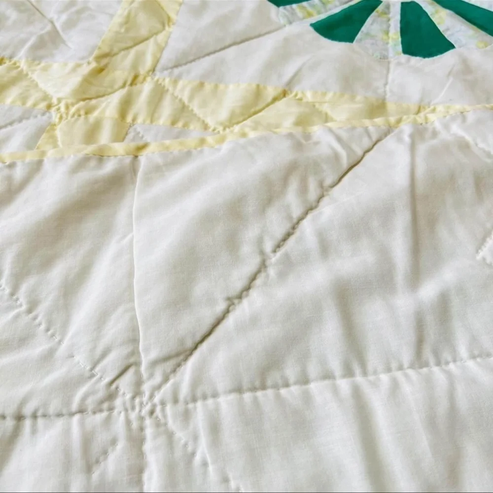 74”x92” Handmade Hand Stitched Twin Size Quilt. 74”x92”